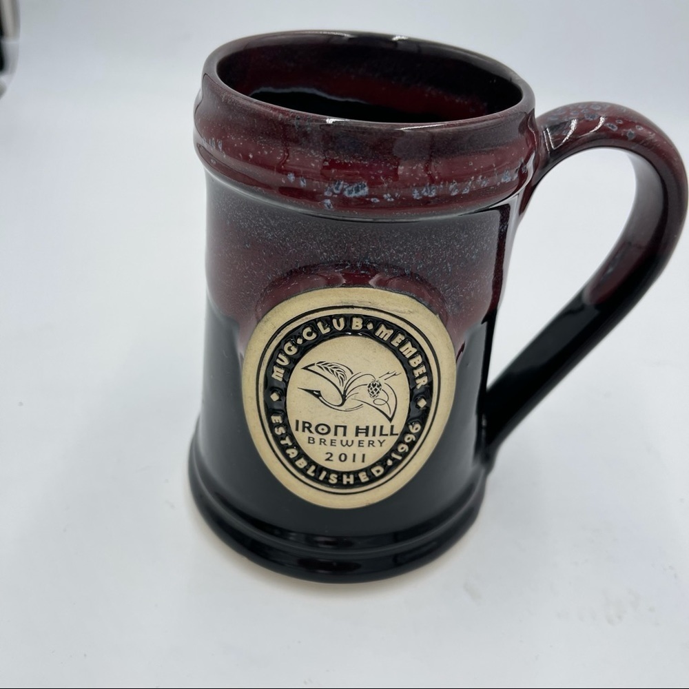 IRON HILL BREWERY STONEWARE CERAMIC BEER STEIN